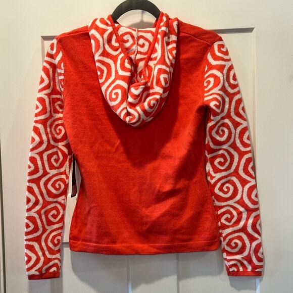 Neve Designs Gloria Full Zip Hooded Sweater - Spice - Pink Size XS NWT - Picture 2 of 8